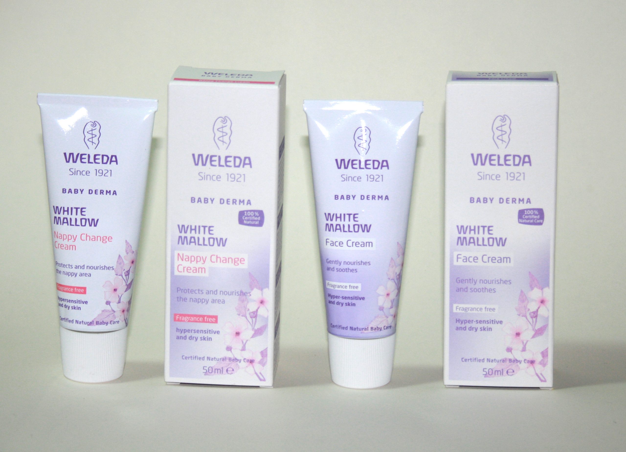 Weleda Baby Derma White Mallow Range