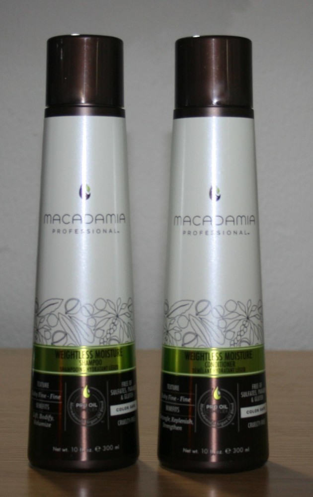 Macadamia Professional Weightless Moisture Shampoo and Conditioner Review